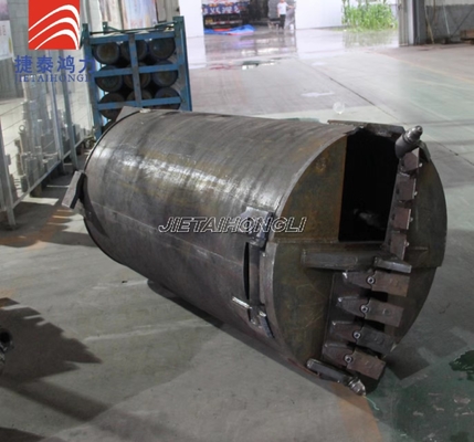 Rock Flat Teeth Soil Drilling Bucket Customized Od 1000mm Length 1200mm
