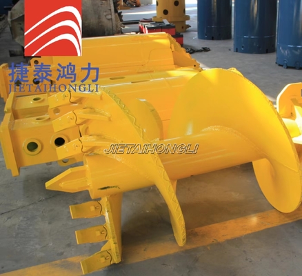 Od 1600mm Yellow Rock Drilling Auger With Flat Teeth