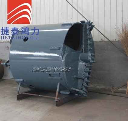 Open Type Od 1200mm Rock Drilling Bucket Blue Construction Q345b Length 1500mm