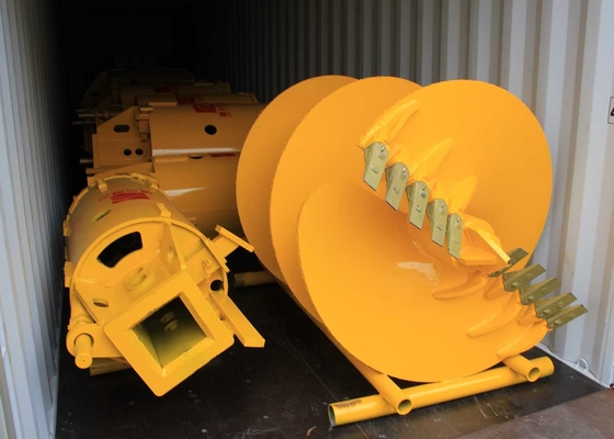 Flat Soil Piling Rock Drilling Auger Conical Flat Auger 600-2500mm