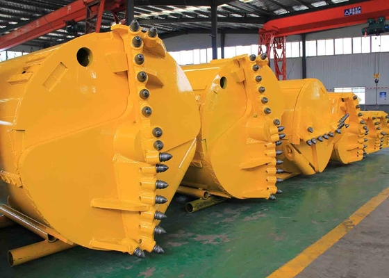Rock Drilling Bucket Drill Auger Standard Bucket Flat Teeth