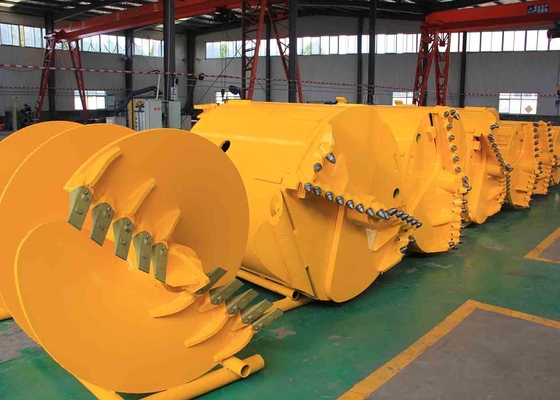 Flat Soil Piling Rock Drilling Auger Conical Flat Auger 600-2500mm
