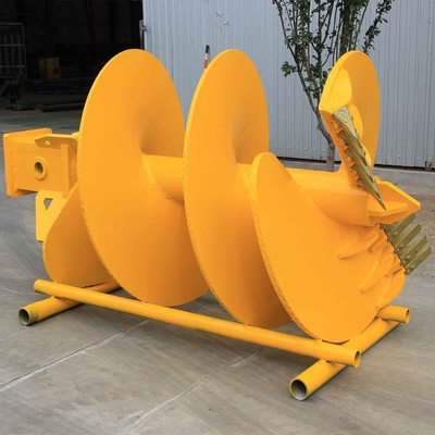 Conical Flat Rock Drilling Auger Matched For Rotary Drill piling rig auger