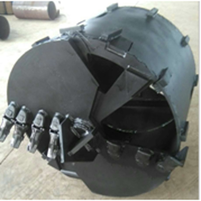 Rotary Rock Drilling Bucket With Bullet Teeth  , Q355d Bored Piling Rock Bucket
