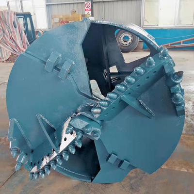 Rotary Rock Drilling Bucket With Bullet Teeth  , Q355d Bored Piling Rock Bucket