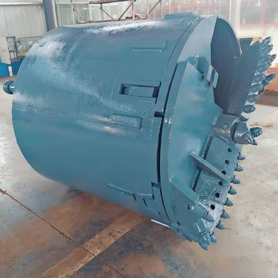 Rotary Rock Drilling Bucket With Bullet Teeth  , Q355d Bored Piling Rock Bucket