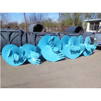 Foundation Pile Construction Sand Soil Drill Auger Durable With Flat Teeth