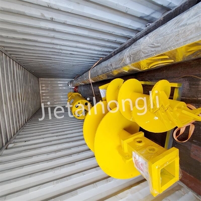 Flat Earth Rock Drilling Auger Single Cut And Double Cut Conical Auger Bucket
