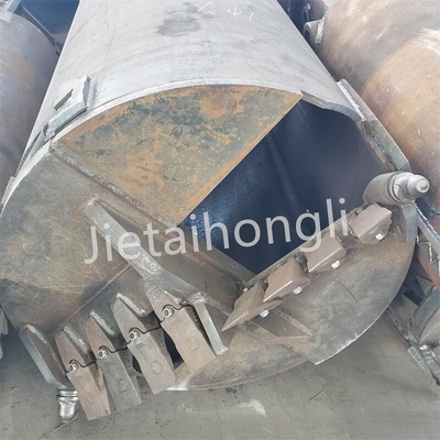 Soil Teeth Bucket For Piling Industry Construction Machine Parts Rotary Drilling Rig Parts