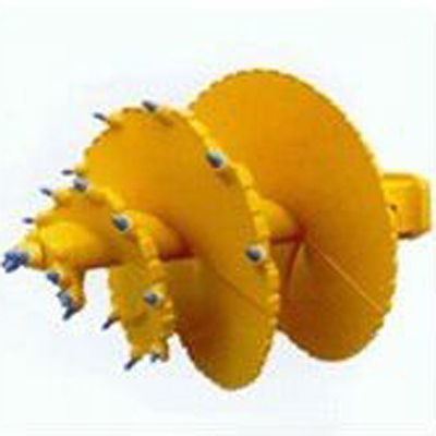 Rock Soil Piling Drill Auger Conical Rock Auger 16-30mm Matched For Piling Rig