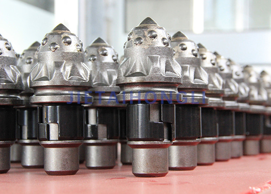 Rock 55hrc Bullet Tooth Auger Bucket Carbide Foundation Drilling